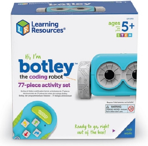 Игровой STEM-набор LEARNING RESOURCES – РОБОТ BOTLEY (программируемая игрушка-робот, пульт, аксесс.)
Игровой STEM-набор LEARNING RESOURCES – РОБОТ BOTLEY (программируемая игрушка-робот, пульт, аксесс.)