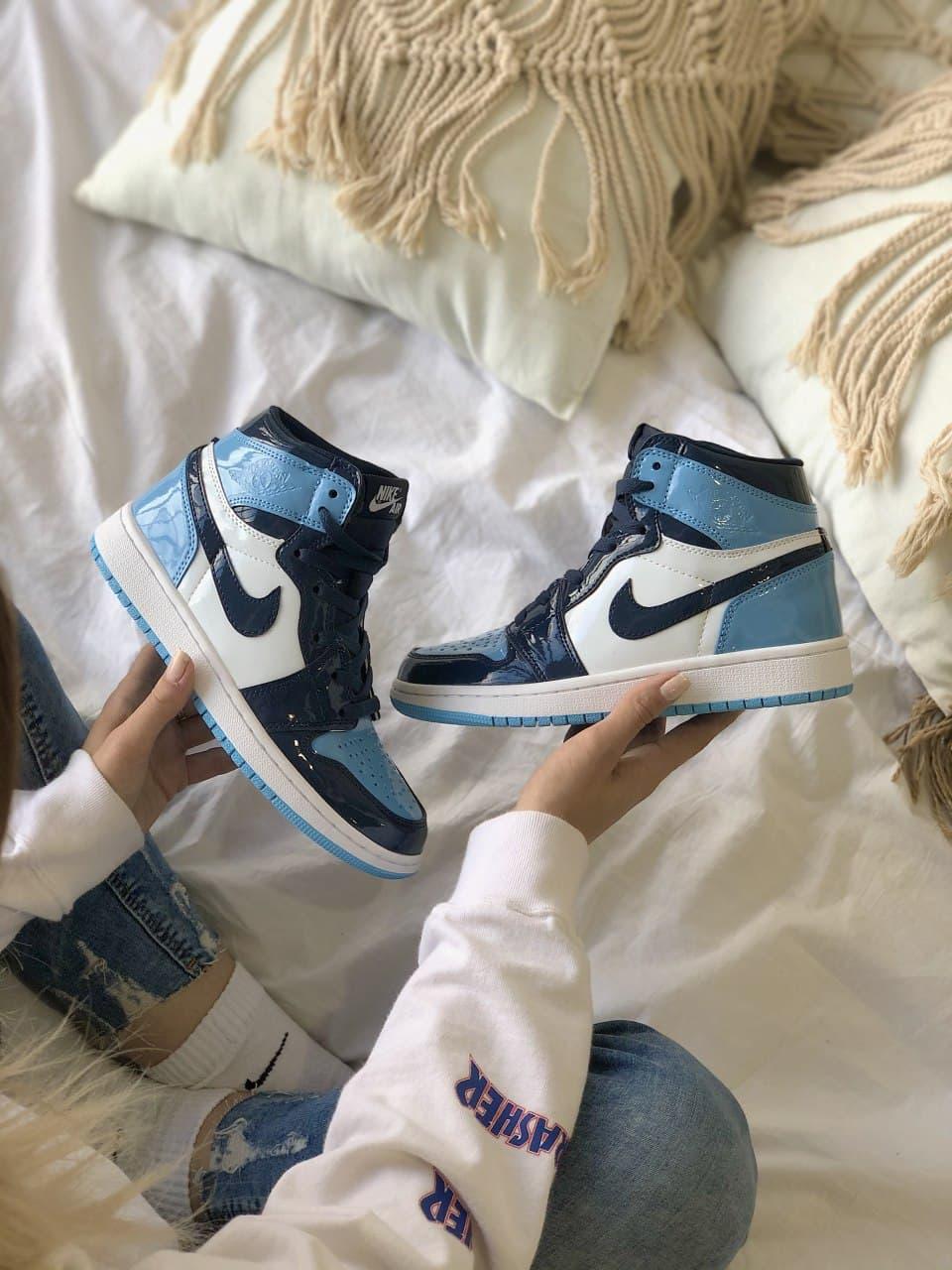 Женские кроссовки Nike Air Jordan 1 Retro High Blue White / Найк Аир Джордан 1 Ретро Высокие Голубые Белые 38, Голубой
Женские кроссовки Nike Air Jordan 1 Retro High Blue White / Найк Аир Джордан 1 Ретро Высокие Голубые Белые 38, Голубой