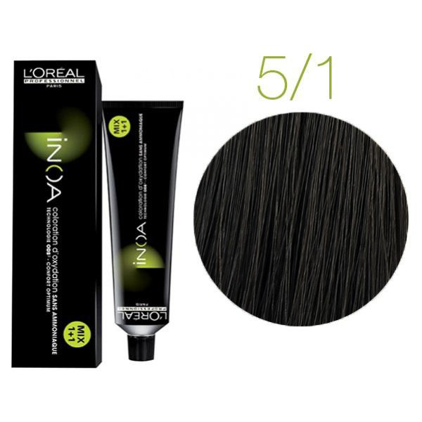 Крем-краска для волос L'Oreal Professionnel INOA 5/1 Светлый пепельный шатен 60 мл
Крем-краска для волос L'Oreal Professionnel INOA 5/1 Светлый пепельный шатен 60 мл