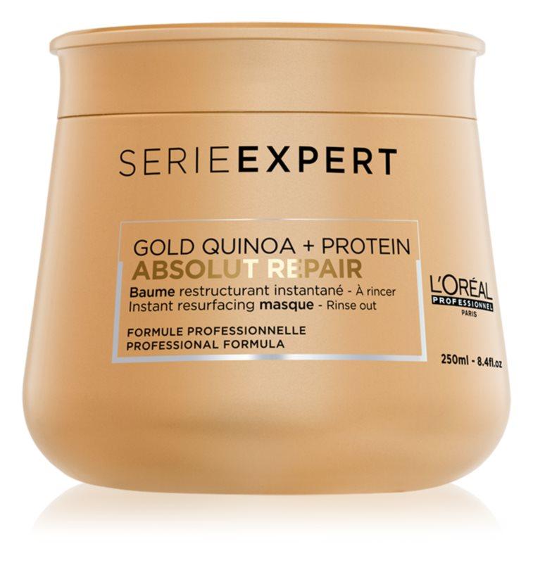 Маска для волос L'Oréal Professionnel Serie Expert Absolut Repair Gold Quinoa + Protein 250 мл
Маска для волос L'Oréal Professionnel Serie Expert Absolut Repair Gold Quinoa + Protein 250 мл