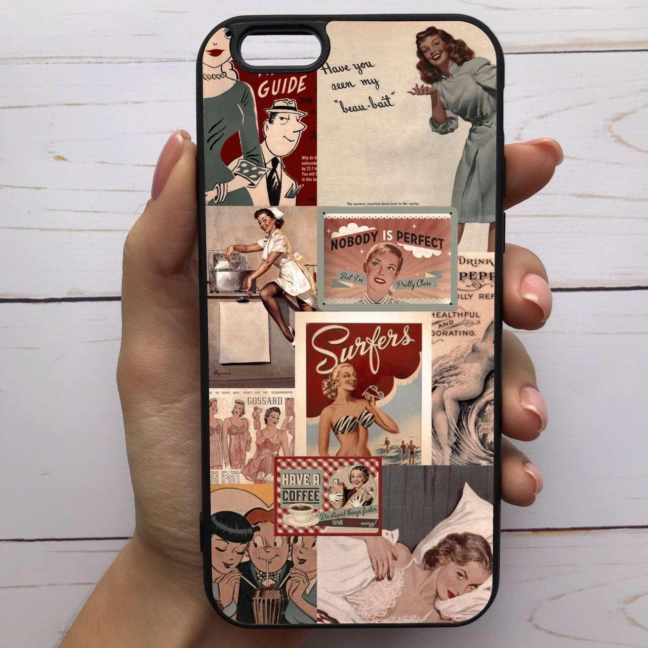 ✅✅✅ Чехол Mood для iPhone 6 Plus/6s Plus с рисунком Ретро коллаж =КОД=А68-285563, Разные цвета
✅✅✅ Чехол Mood для iPhone 6 Plus/6s Plus с рисунком Ретро коллаж =КОД=А68-285563, Разные цвета