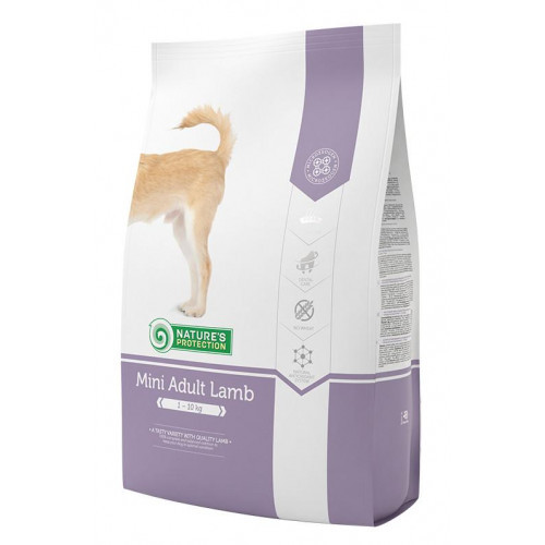 Сухой корм Natures Protection Mini Adult Lamb для собак малых пород весом от 2 до 10 кг, 18 кг
Сухой корм Natures Protection Mini Adult Lamb для собак малых пород весом от 2 до 10 кг, 18 кг