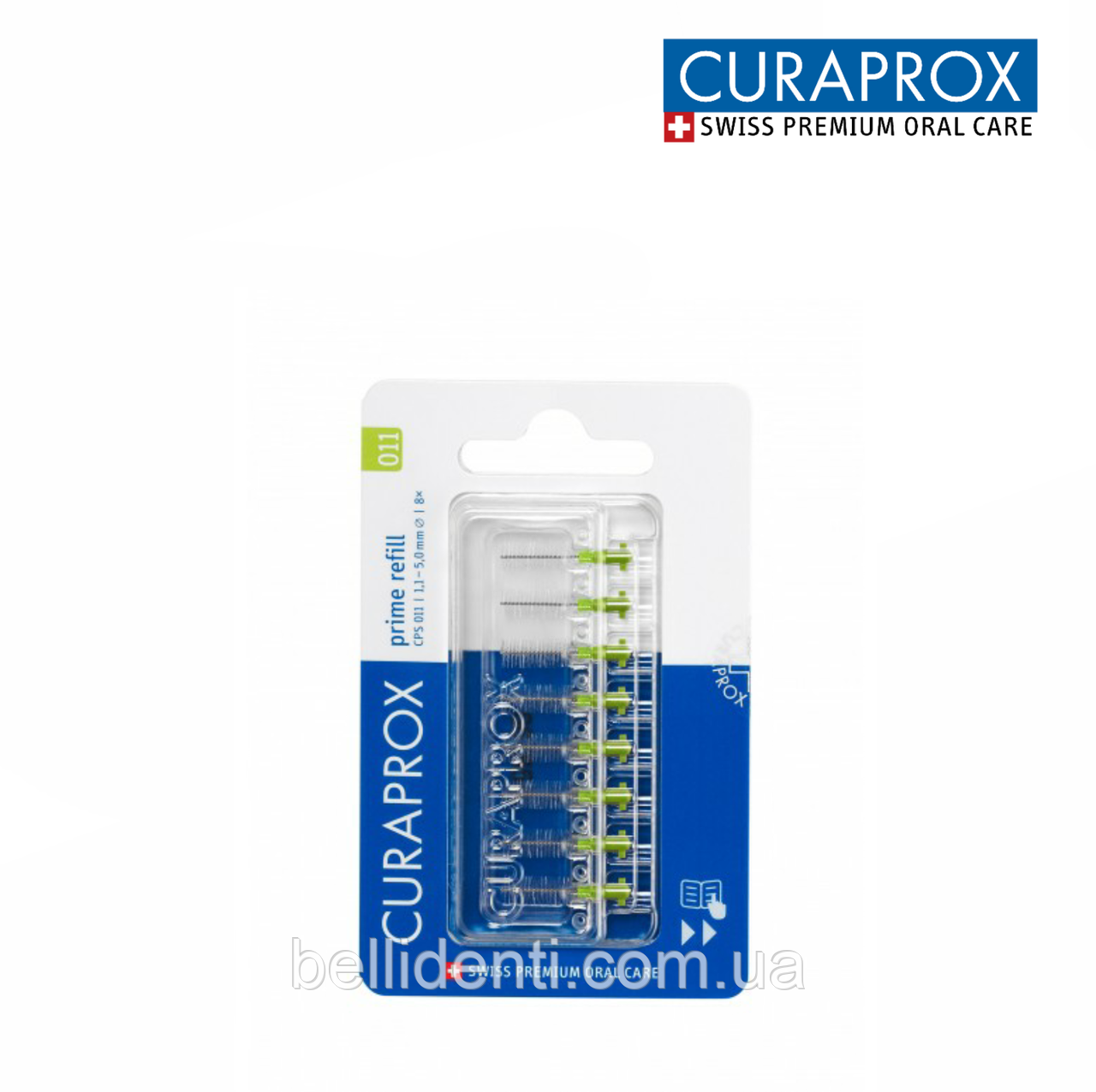 Набор межзубных ершиков Curaprox Prime Refill (без держателя) d 1,1 мм, 8 шт, Салатовый
Набор межзубных ершиков Curaprox Prime Refill (без держателя) d 1,1 мм, 8 шт, Салатовый