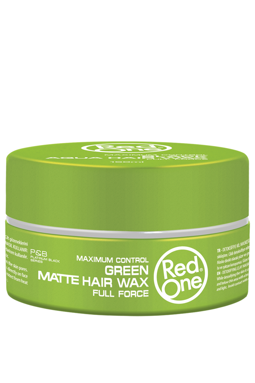 Матовый воск для укладки волос ультрасильной фиксации RedOne Green Matt Hair Wax 150 мл
Матовый воск для укладки волос ультрасильной фиксации RedOne Green Matt Hair Wax 150 мл