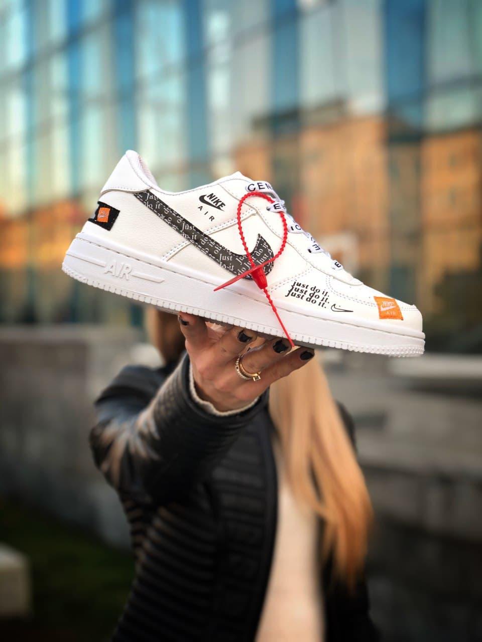 Женские кроссовки Nike Air Force 1 Low Just Do It White / Найк Аир Форс 1 Лоу Джаст Ду Ит Белые 41, Белый
Женские кроссовки Nike Air Force 1 Low Just Do It White / Найк Аир Форс 1 Лоу Джаст Ду Ит Белые 41, Белый