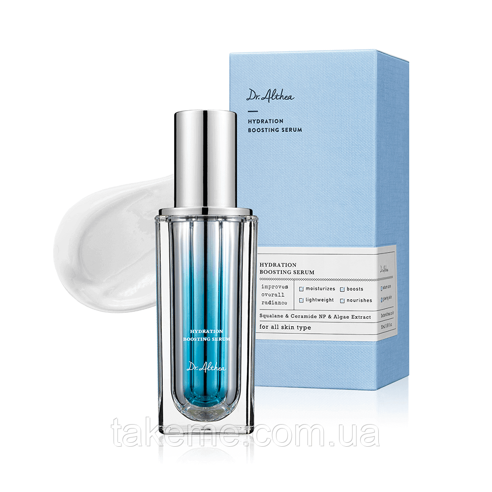 Dr.Althea Hydration Boosting Serum - Сыворотка для интенсивного увлажнения и повышения упругости кожи лица инт
Dr.Althea Hydration Boosting Serum - Сыворотка для интенсивного увлажнения и повышения упругости кожи лица инт