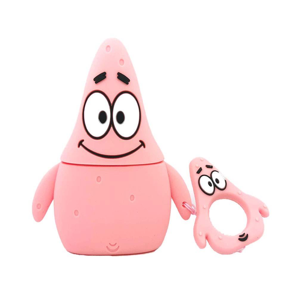 Силиконовый футляр SpongeBob series для наушников AirPods + кольцо, Patrick / розовый
Силиконовый футляр SpongeBob series для наушников AirPods + кольцо, Patrick / розовый
