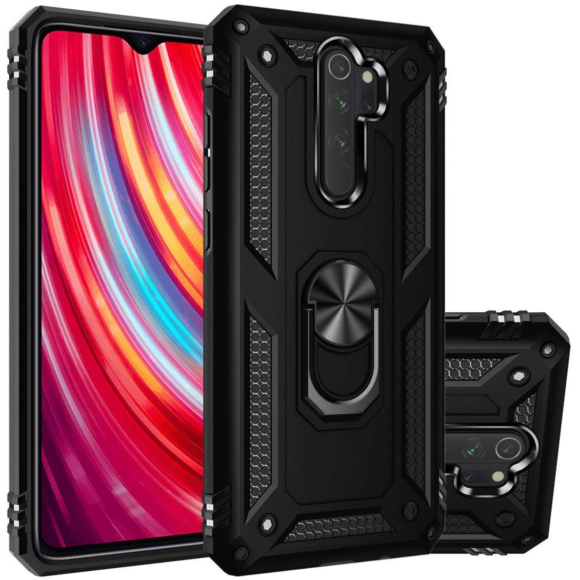 Ударопрочный чехол Serge Ring магнитный держатель для Xiaomi Redmi Note 8 Pro, Черный
Ударопрочный чехол Serge Ring магнитный держатель для Xiaomi Redmi Note 8 Pro, Черный