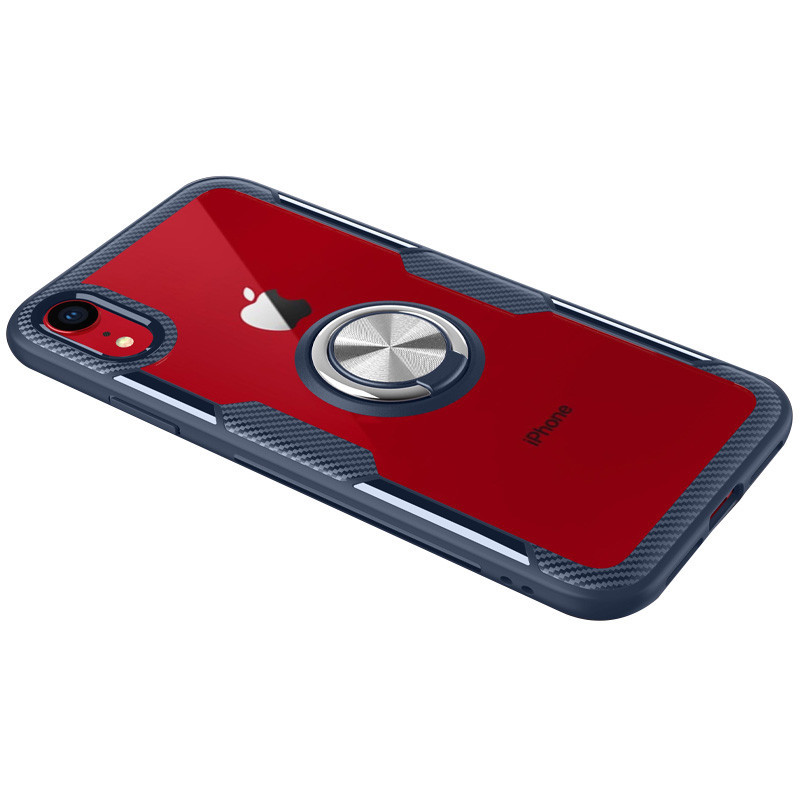 TPU+PC чехол Deen CrystalRing for Magnet (opp) для Apple iPhone XR (6.1"), Бесцветный / темно-синий
TPU+PC чехол Deen CrystalRing for Magnet (opp) для Apple iPhone XR (6.1"), Бесцветный / темно-синий