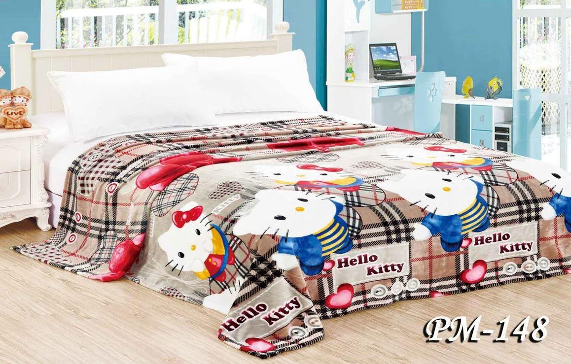 Оригинальное светло-бежевый полуторный детский флисовый плед "Hello, Kitty" - Размер: 160х210см
Оригинальное светло-бежевый полуторный детский флисовый плед "Hello, Kitty" - Размер: 160х210см