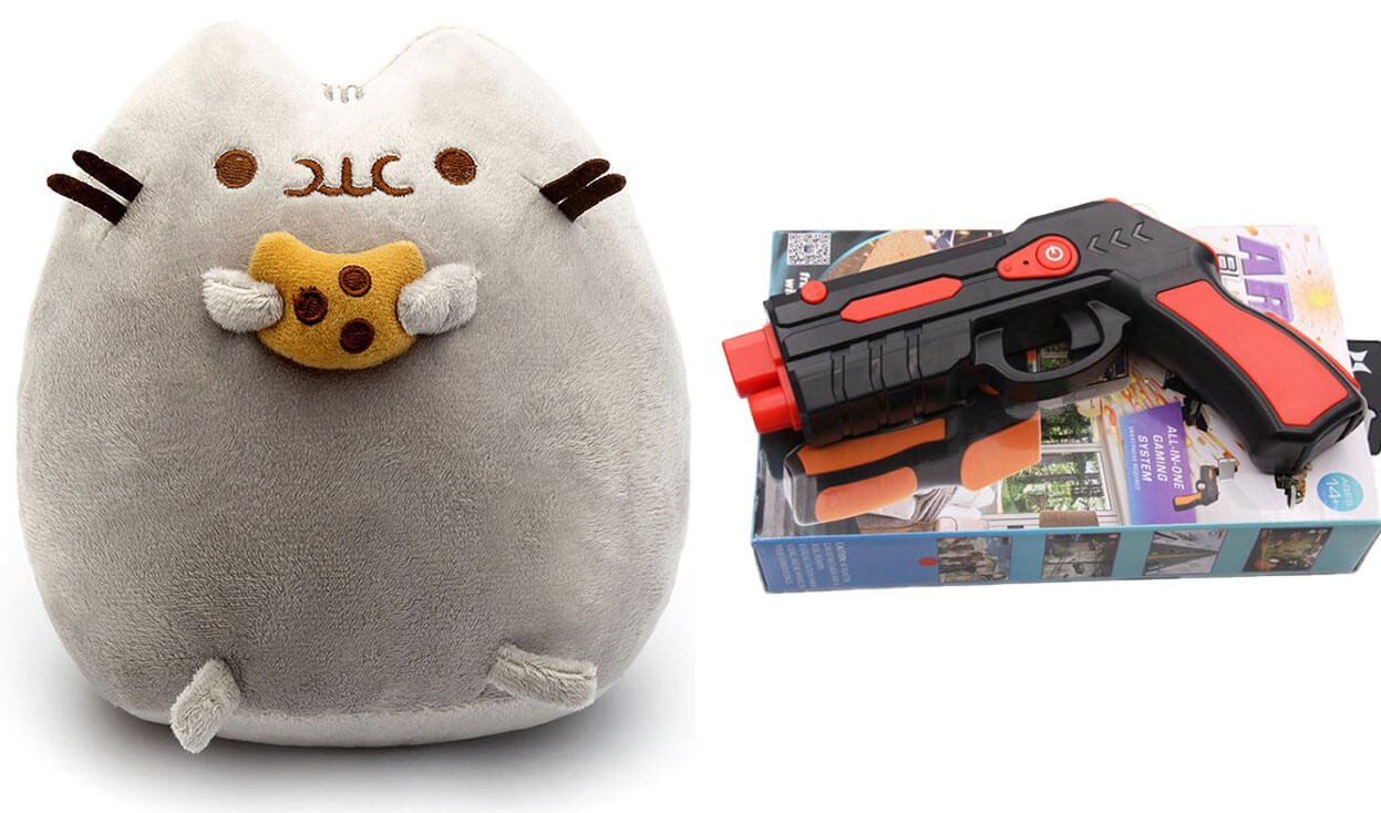 Комплект Мягкая игрушка кот с печеньем Pusheen cat и Пистолет дополненной реальности Красный (n-695), Серый
Комплект Мягкая игрушка кот с печеньем Pusheen cat и Пистолет дополненной реальности Красный (n-695), Серый