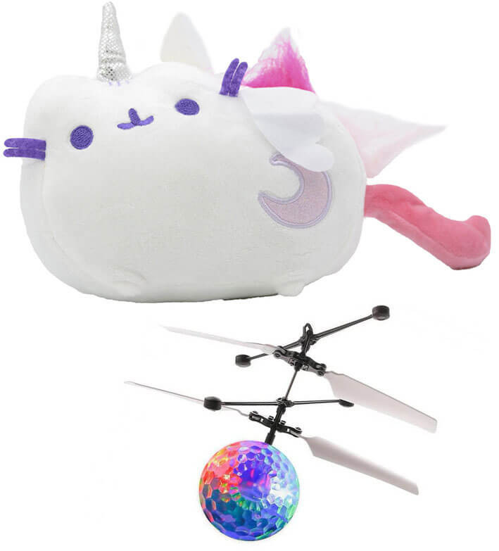 Комплект Мягкая игрушка кот лунный единорог Pusheen cat и Летающий светящийся шар JM-888 (n-733), Серый
Комплект Мягкая игрушка кот лунный единорог Pusheen cat и Летающий светящийся шар JM-888 (n-733), Серый