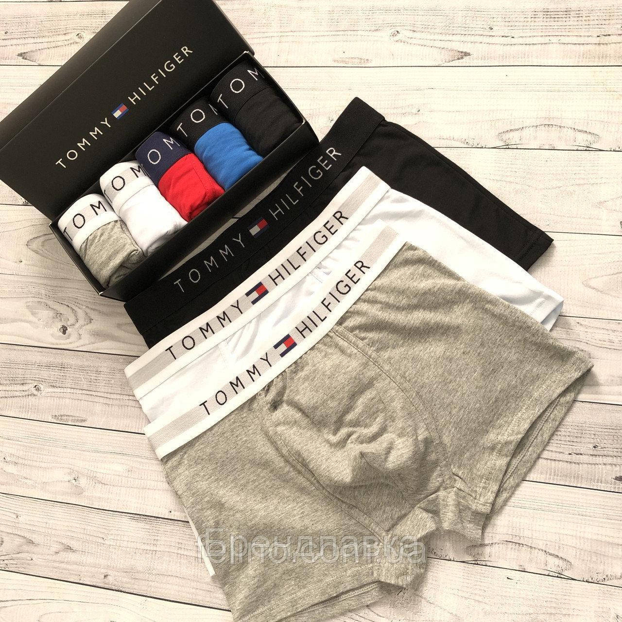 Мужские трусы боксеры Tommy Hilfiger 5 шт в коробке / трусы мужские шорты транки томми хилфигер, Разные цвета
Мужские трусы боксеры Tommy Hilfiger 5 шт в коробке / трусы мужские шорты транки томми хилфигер, Разные цвета