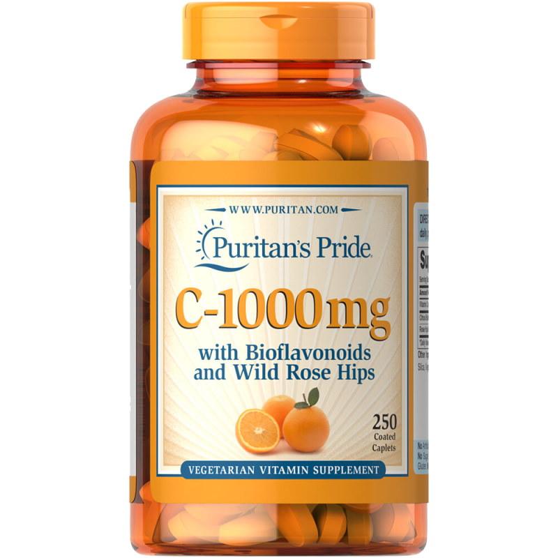 Витамины и минералы Puritan's Pride Vitamin C-1000 mg with Bioflavonoids & Rose Hips, 250 каплет
Витамины и минералы Puritan's Pride Vitamin C-1000 mg with Bioflavonoids & Rose Hips, 250 каплет