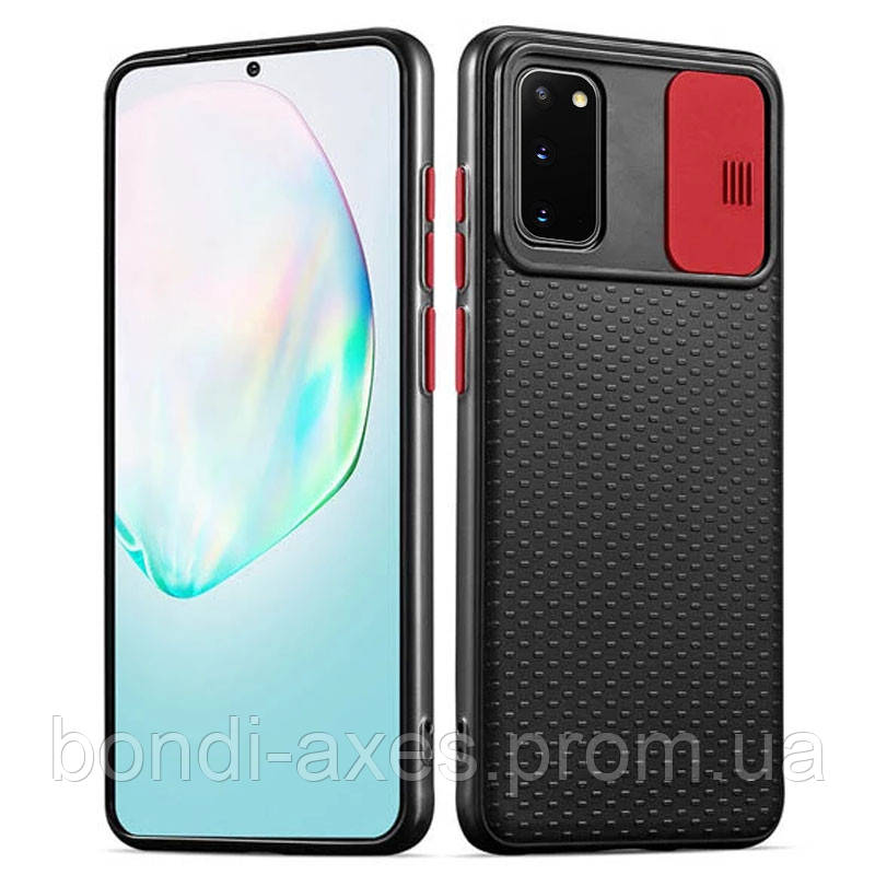 Чехол Camshield Black TPU со шторкой защищающей камеру для Samsung Galaxy S20, Черный / красный
Чехол Camshield Black TPU со шторкой защищающей камеру для Samsung Galaxy S20, Черный / красный