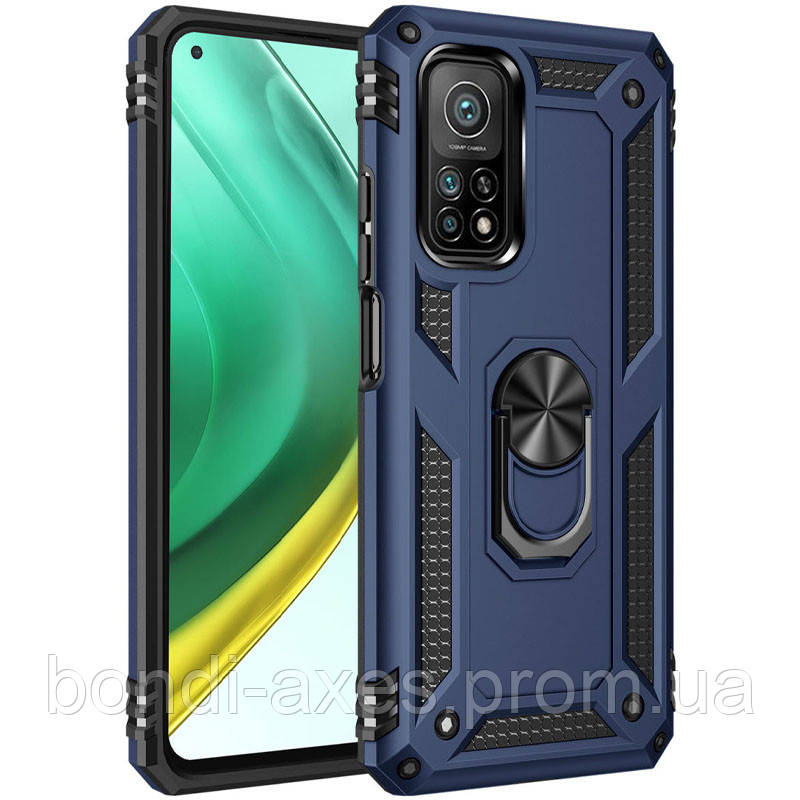 Ударопрочный чехол Serge Ring магнитный держатель для Xiaomi Mi 10T / Mi 10T Pro, Темно-синий
Ударопрочный чехол Serge Ring магнитный держатель для Xiaomi Mi 10T / Mi 10T Pro, Темно-синий