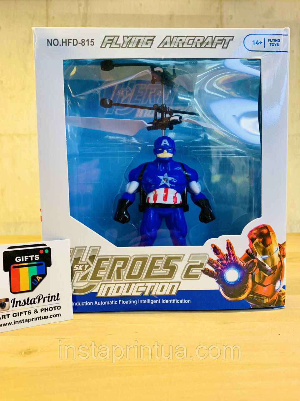 Игрушка Индукционная Летающая Супер Герой Heroes 2 Avengers Капитан Америка Captain America LED Марвел Marvel
Игрушка Индукционная Летающая Супер Герой Heroes 2 Avengers Капитан Америка Captain America LED Марвел Marvel