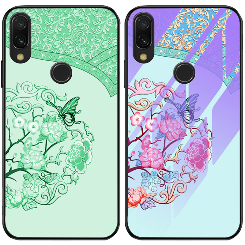 TPU+Glass чехол светящийся в темноте для Xiaomi Redmi Note 7 / Note 7 Pro / Note 7s, Бабочка с цветами / бирюзовый
TPU+Glass чехол светящийся в темноте для Xiaomi Redmi Note 7 / Note 7 Pro / Note 7s, Бабочка с цветами / бирюзовый