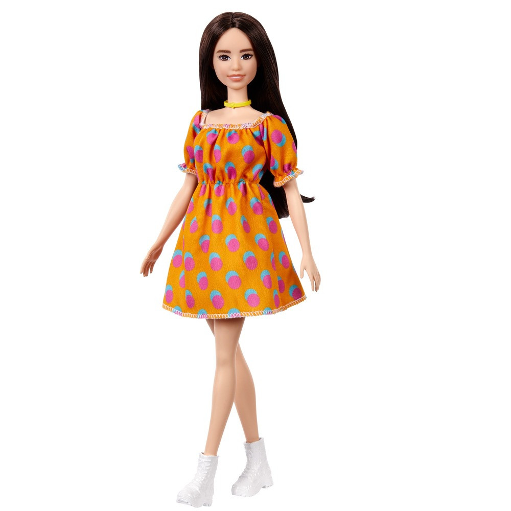 Кукла Барби Модница в платье в горошек с открытыми плечами Barbie Mattel Оригинал (GRB52)
Кукла Барби Модница в платье в горошек с открытыми плечами Barbie Mattel Оригинал (GRB52)