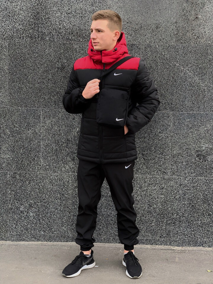 Комплект Куртка мужская Зимняя Найк + утепленные штаны. Барсетка Nike и перчатки в Подарок.
Комплект Куртка мужская Зимняя Найк + утепленные штаны. Барсетка Nike и перчатки в Подарок.