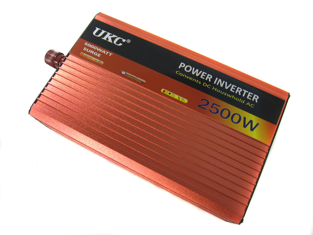 Преобразователь авто-инвертор UKC 12V-220V AR 2500W c функцией плавного пуска 005310, КОД: 1723946
Преобразователь авто-инвертор UKC 12V-220V AR 2500W c функцией плавного пуска 005310, КОД: 1723946