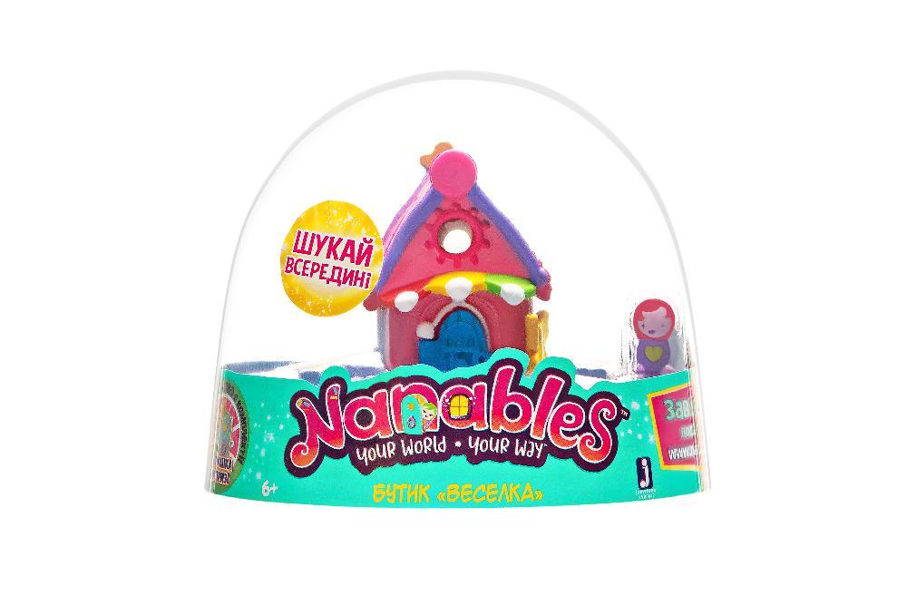 Акция! Ігрова фігурка Jazwares Nanables Small House Веселковий шлях, Бутик "Веселка" (NNB0047) [Скидка 5% при
Акция! Ігрова фігурка Jazwares Nanables Small House Веселковий шлях, Бутик "Веселка" (NNB0047) [Скидка 5% при