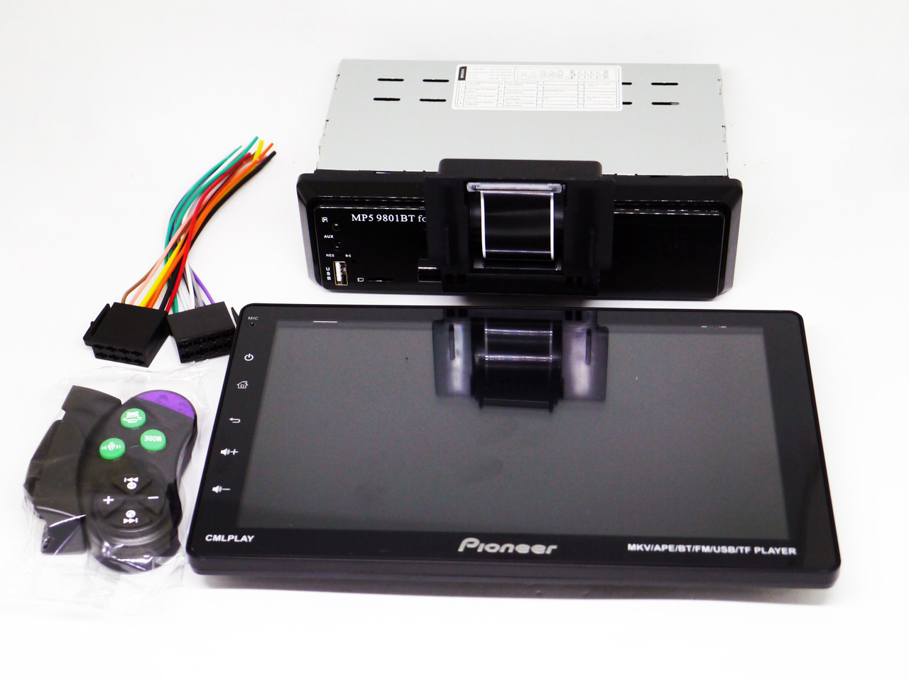 Автомобильная магнитола 1din Pioneer 9010 / 9801 - 9 дюймов Съемный экран + USB + Bluetooth
Автомобильная магнитола 1din Pioneer 9010 / 9801 - 9 дюймов Съемный экран + USB + Bluetooth