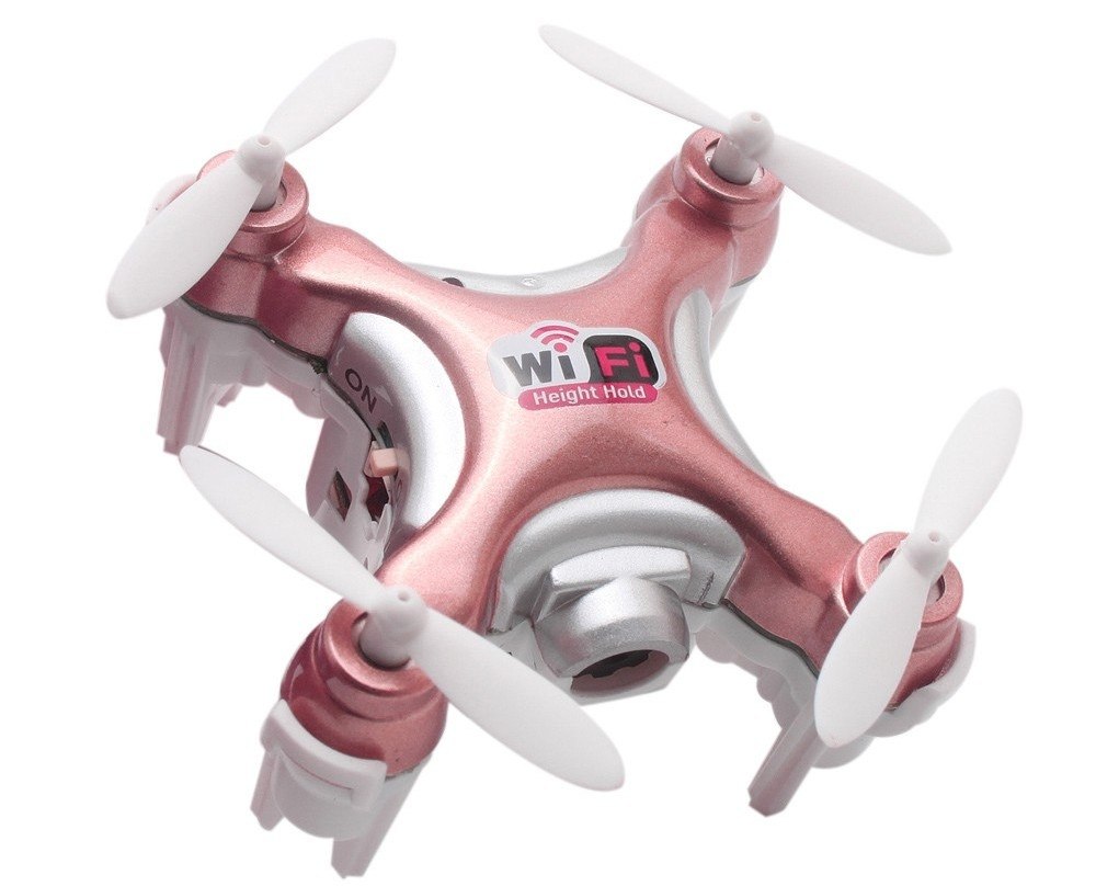 Квадрокоптер нано Cheerson CX-10WD-TX на радиоуправлениис камерой Wi-Fi розовый SKL17-139779
Квадрокоптер нано Cheerson CX-10WD-TX на радиоуправлениис камерой Wi-Fi розовый SKL17-139779