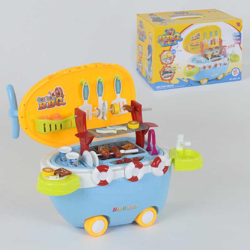 Игровой набор 668-46 ""Барбекю"" (12) 40 деталей, на колёсах, свет, звук, в коробке
Игровой набор 668-46 ""Барбекю"" (12) 40 деталей, на колёсах, свет, звук, в коробке