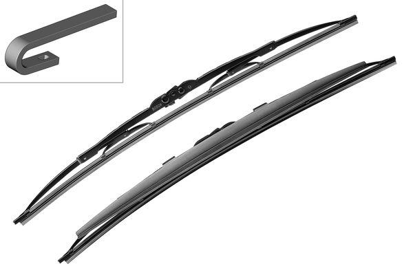 Комплект щеток стеклоочистителя каркасных Bosch AeroTwin Retrofit 550/500 мм TW 551S L550/500 (3 397 118 423)
Комплект щеток стеклоочистителя каркасных Bosch AeroTwin Retrofit 550/500 мм TW 551S L550/500 (3 397 118 423)