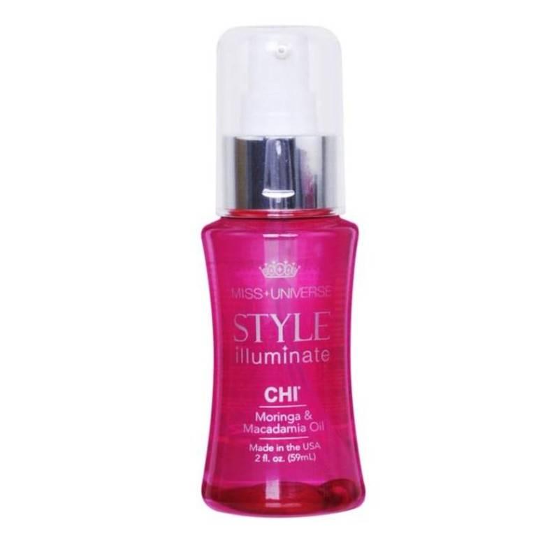 Масло из макадамии и моренго MISS UNIVERSE STYLE ILLUMINATE by CHI Macadamia & Moringa Oil 59мл.
Масло из макадамии и моренго MISS UNIVERSE STYLE ILLUMINATE by CHI Macadamia & Moringa Oil 59мл.