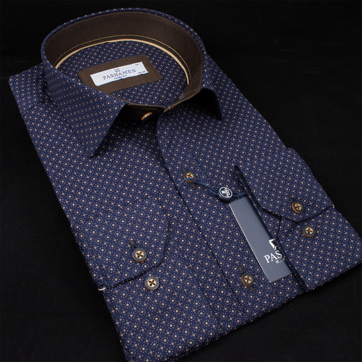 Сорочка чоловіча, приталена (Slim Fit), з довгим рукавом PASHAMEN 1952-05 97% бавовна 3% еластан M(Р)
Сорочка чоловіча, приталена (Slim Fit), з довгим рукавом PASHAMEN 1952-05 97% бавовна 3% еластан M(Р)