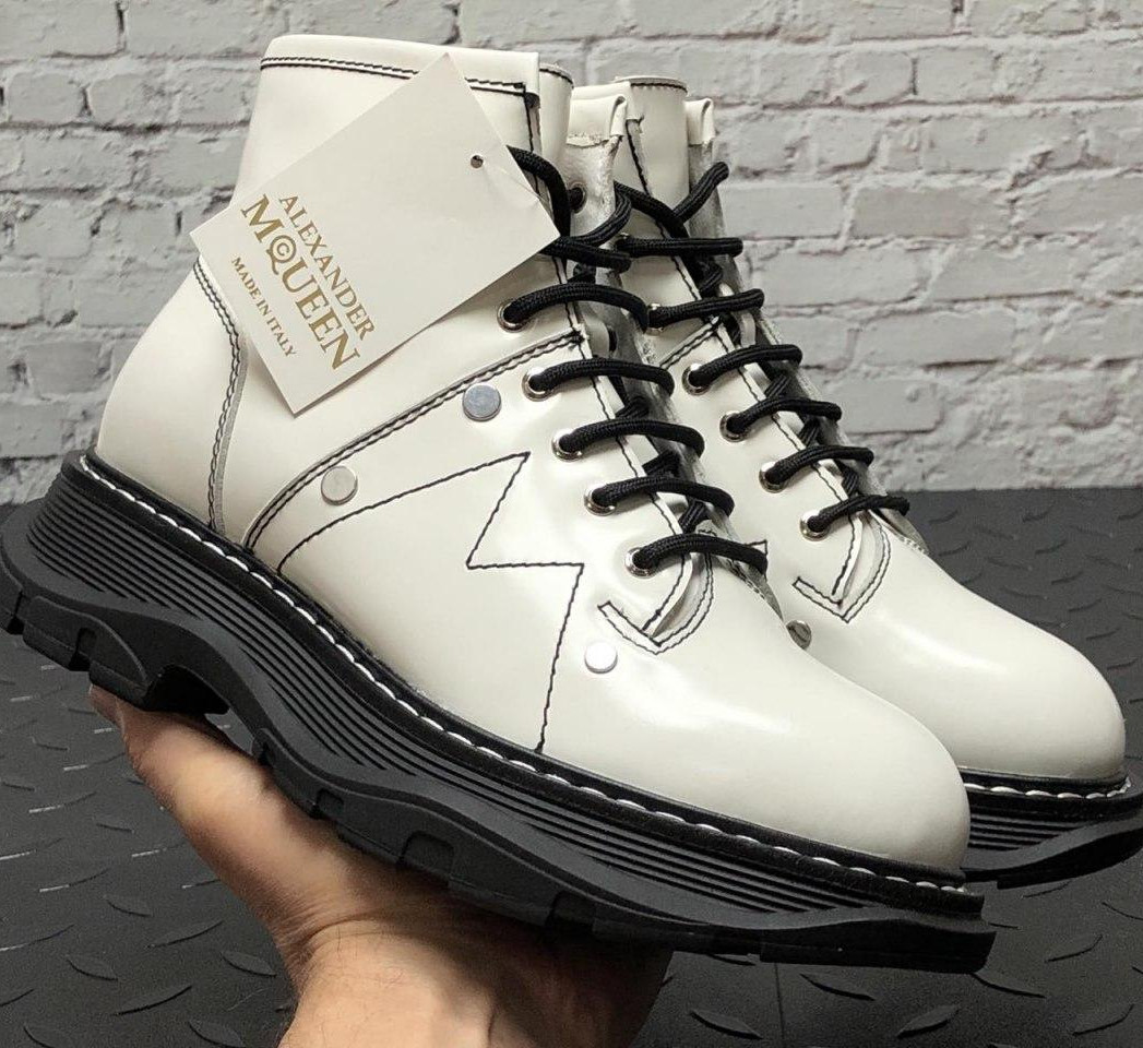 Женские зимние ботинки в стиле Alexander McQueen Boots, натуральная кожа, (с мехом), белый, Италия 37
Женские зимние ботинки в стиле Alexander McQueen Boots, натуральная кожа, (с мехом), белый, Италия 37