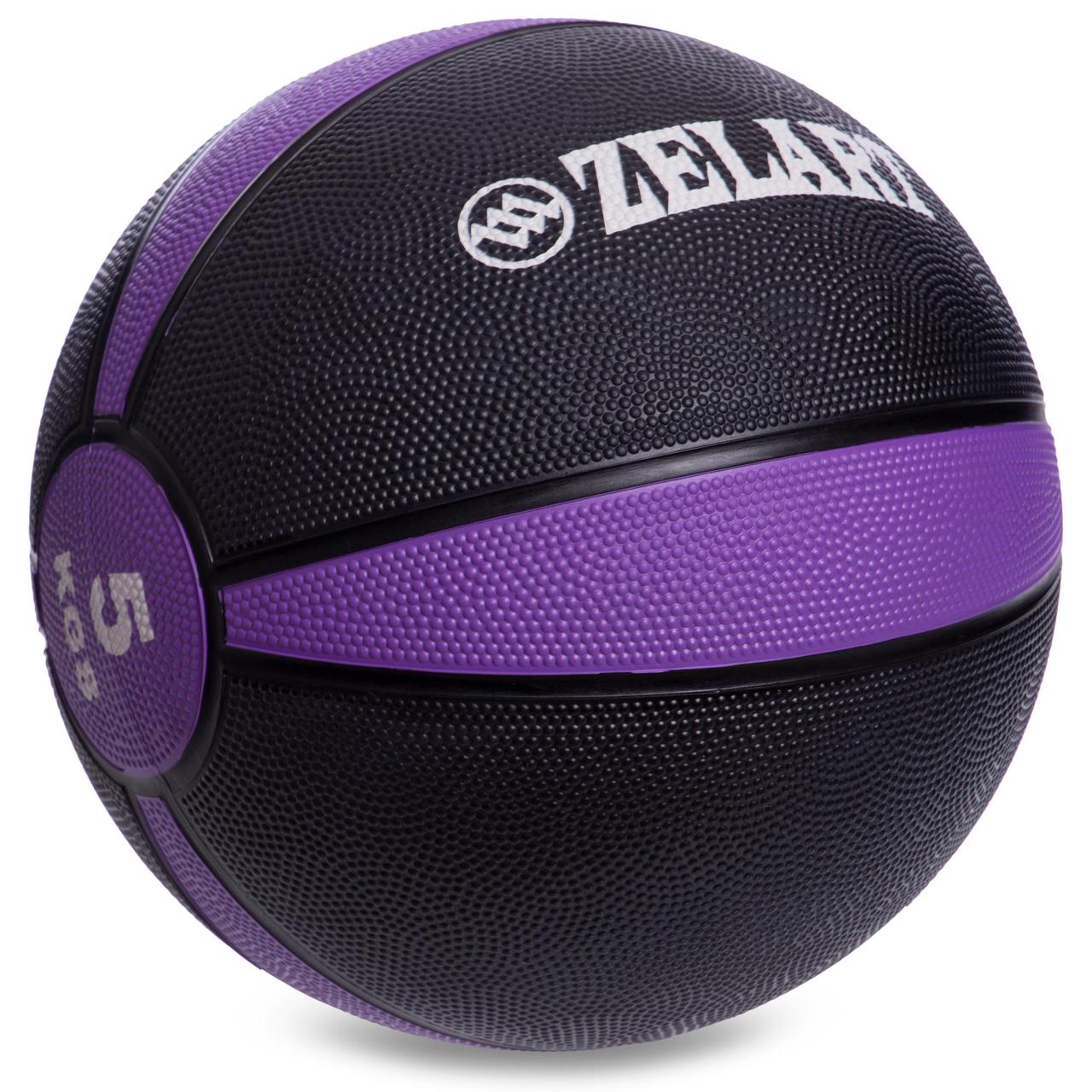 Мяч медицинский медбол Zelart Medicine Ball FI-5122-5 5кг (резина, d-24см, черный-фиолетовый)
Мяч медицинский медбол Zelart Medicine Ball FI-5122-5 5кг (резина, d-24см, черный-фиолетовый)