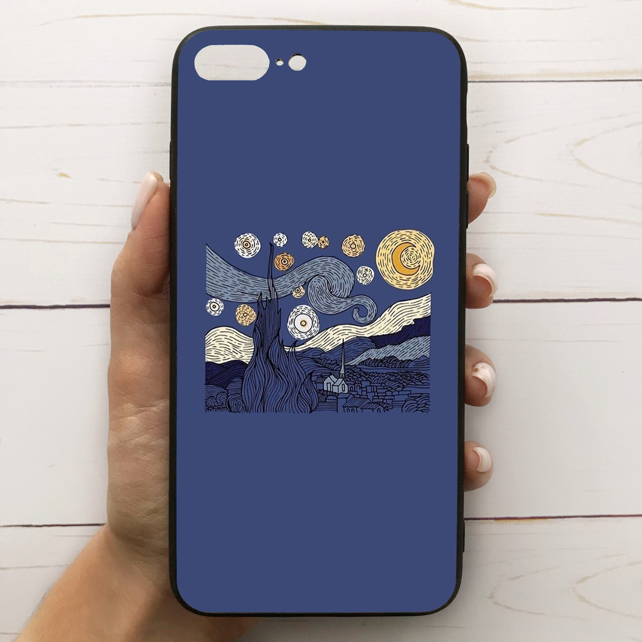 Чехол Mood для iPhone 7 Plus/8 Plus с рисунком Ван Гог Звездная Ночь в квадрате SKL68-285084, Разные цвета
Чехол Mood для iPhone 7 Plus/8 Plus с рисунком Ван Гог Звездная Ночь в квадрате SKL68-285084, Разные цвета
