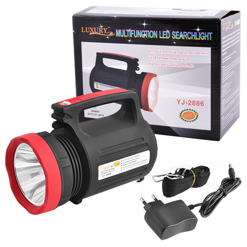 Фонарь переносной Luxury 2886, 5W+22SMD, ЗУ 220V, встроенный аккумулятор, power bank
Фонарь переносной Luxury 2886, 5W+22SMD, ЗУ 220V, встроенный аккумулятор, power bank