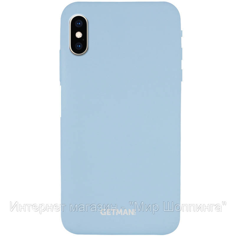 Чехол Silicone Case GETMAN for Magnet для Apple iPhone X / XS (5.8"), Серый / mist blue
Чехол Silicone Case GETMAN for Magnet для Apple iPhone X / XS (5.8"), Серый / mist blue