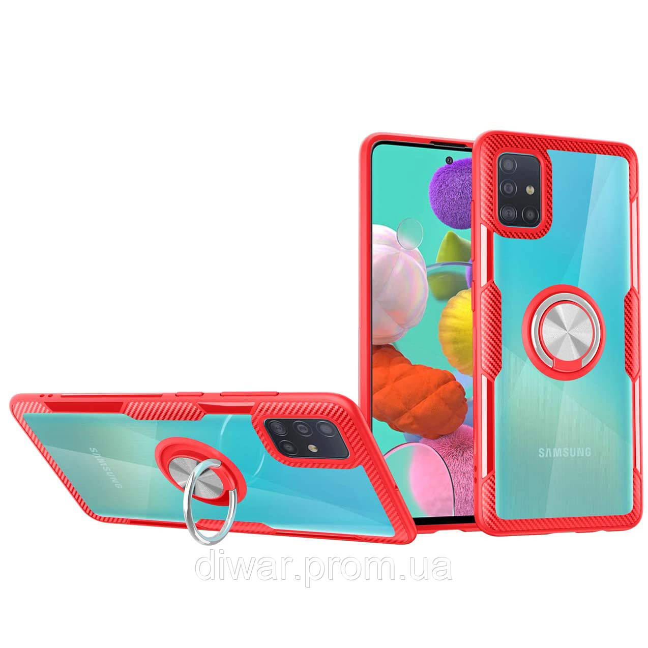 TPU+PC чехол Deen CrystalRing for Magnet (opp) для Samsung Galaxy A51, Бесцветный / красный
TPU+PC чехол Deen CrystalRing for Magnet (opp) для Samsung Galaxy A51, Бесцветный / красный