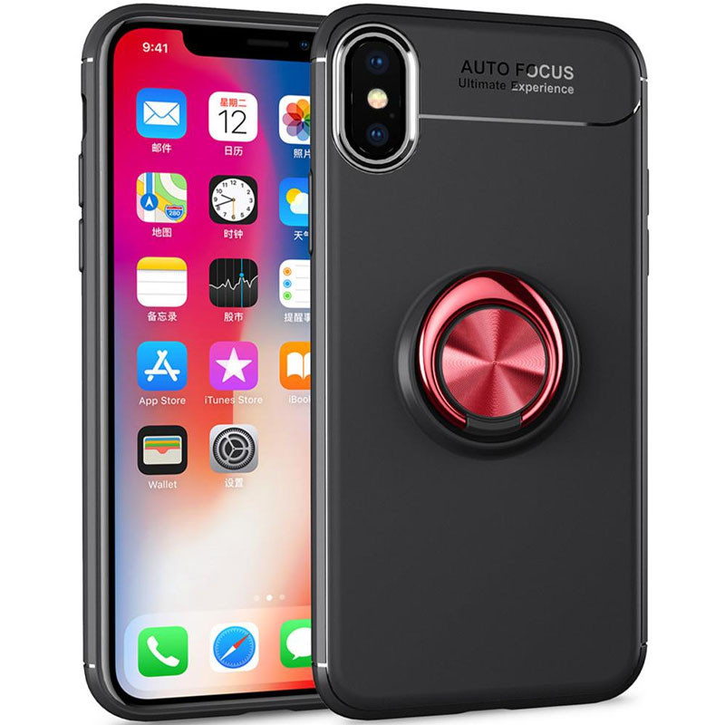 TPU чехол Deen ColorRing под магнитный держатель (opp) для Apple iPhone XS Max (6.5"") (Черный / Красный)
TPU чехол Deen ColorRing под магнитный держатель (opp) для Apple iPhone XS Max (6.5"") (Черный / Красный)