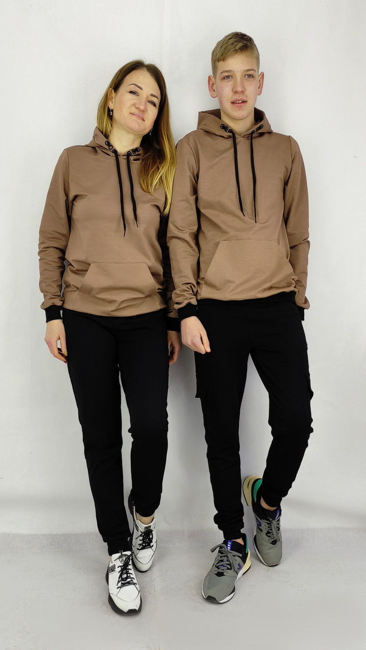Кофта унисекс пара цвета Мокко с капюшоном и карманом S, M, L, XL, XXL, Кофе с молоком
Кофта унисекс пара цвета Мокко с капюшоном и карманом S, M, L, XL, XXL, Кофе с молоком