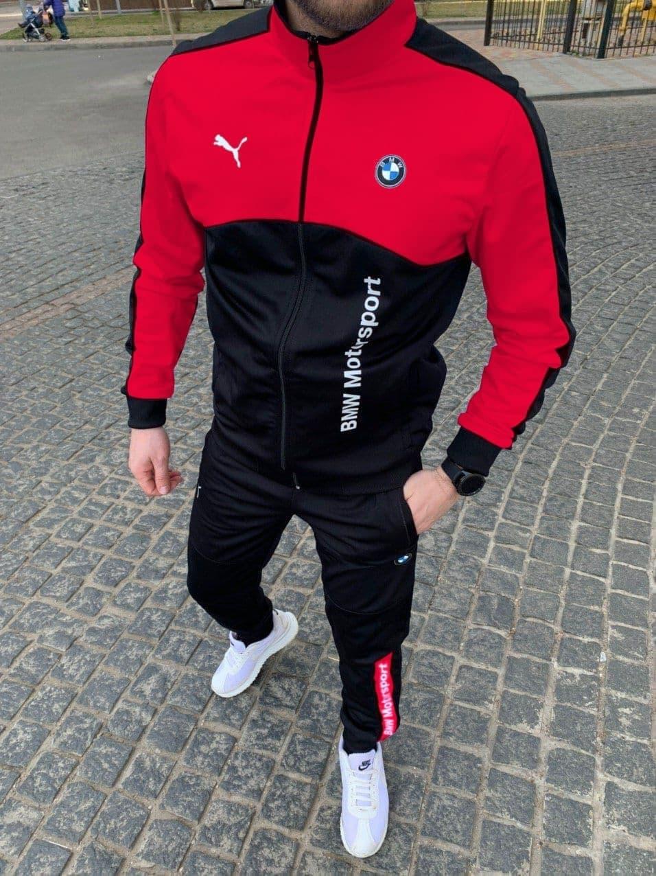 Мужской спортивный костюм Puma BMW. Черно-красный. Весна. S, M, L, XL. (46, 48, 50, 52)
Мужской спортивный костюм Puma BMW. Черно-красный. Весна. S, M, L, XL. (46, 48, 50, 52)