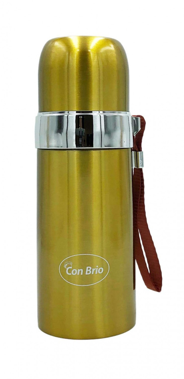 Вакуумный термос из нержавеющей стали Con Brio CB-381 (350 мл) | термочашка Con Brio | термос 0,35л золотистый
Вакуумный термос из нержавеющей стали Con Brio CB-381 (350 мл) | термочашка Con Brio | термос 0,35л золотистый