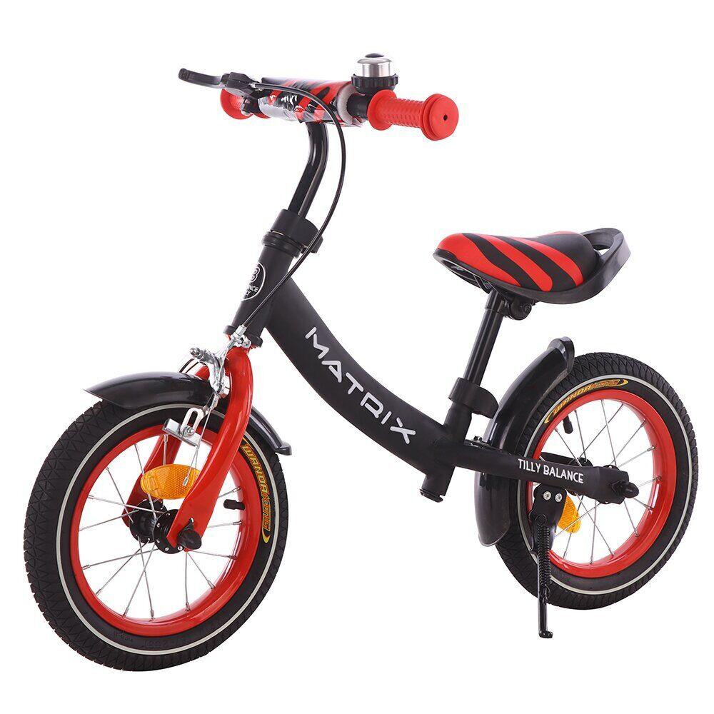 Детский беговел с ручным тормозом 12" Tilly Balance Matrix T-21259 Red, звонок, подножка
Детский беговел с ручным тормозом 12" Tilly Balance Matrix T-21259 Red, звонок, подножка