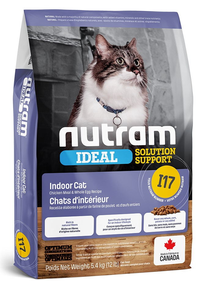 Nutram I17 Ideal Solution Support Indoor Cat, для взрослых привередливых кошек, 1,13 кг
Nutram I17 Ideal Solution Support Indoor Cat, для взрослых привередливых кошек, 1,13 кг