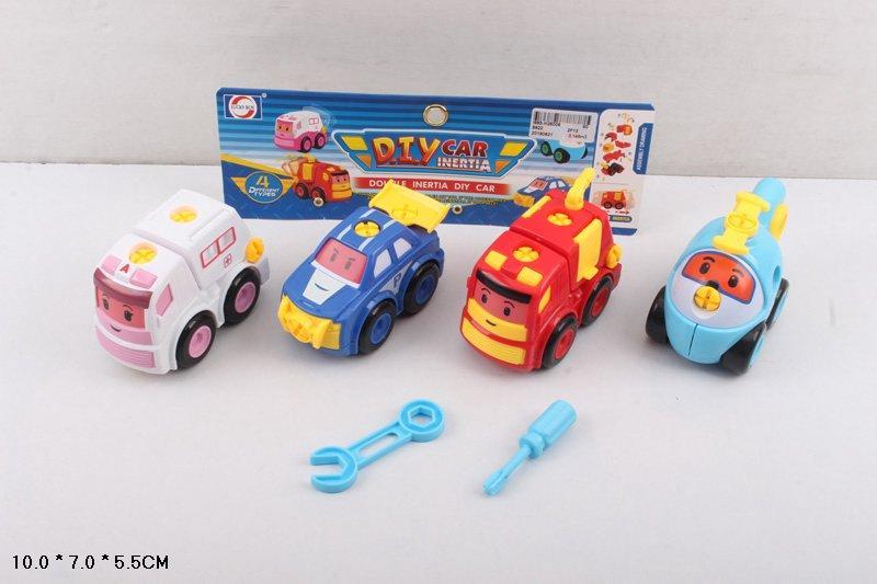 Конструктор с инструм 9922 (60шт|2) типа Robocar Poli, 4 вида, р-р машинки 10*7*5,5 см, цена за наб
Конструктор с инструм 9922 (60шт|2) типа Robocar Poli, 4 вида, р-р машинки 10*7*5,5 см, цена за наб
