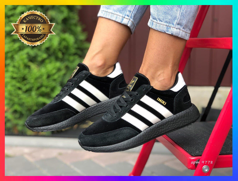 Женские кроссовки Adidas Iniki Runner (черно-белые). Демисезонные замшевые кроссовки Адидас 40
Женские кроссовки Adidas Iniki Runner (черно-белые). Демисезонные замшевые кроссовки Адидас 40