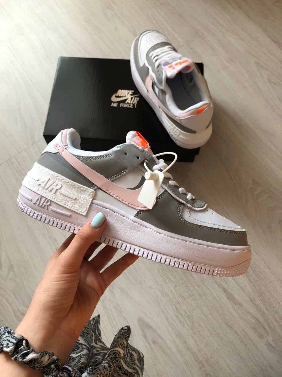Женские кроссовки Nike Air Force 1 Shadow White Grey Pink / Найк Аир Форс 1 Шадоу Белые Серые Розовые 40, Разные цвета
Женские кроссовки Nike Air Force 1 Shadow White Grey Pink / Найк Аир Форс 1 Шадоу Белые Серые Розовые 40, Разные цвета