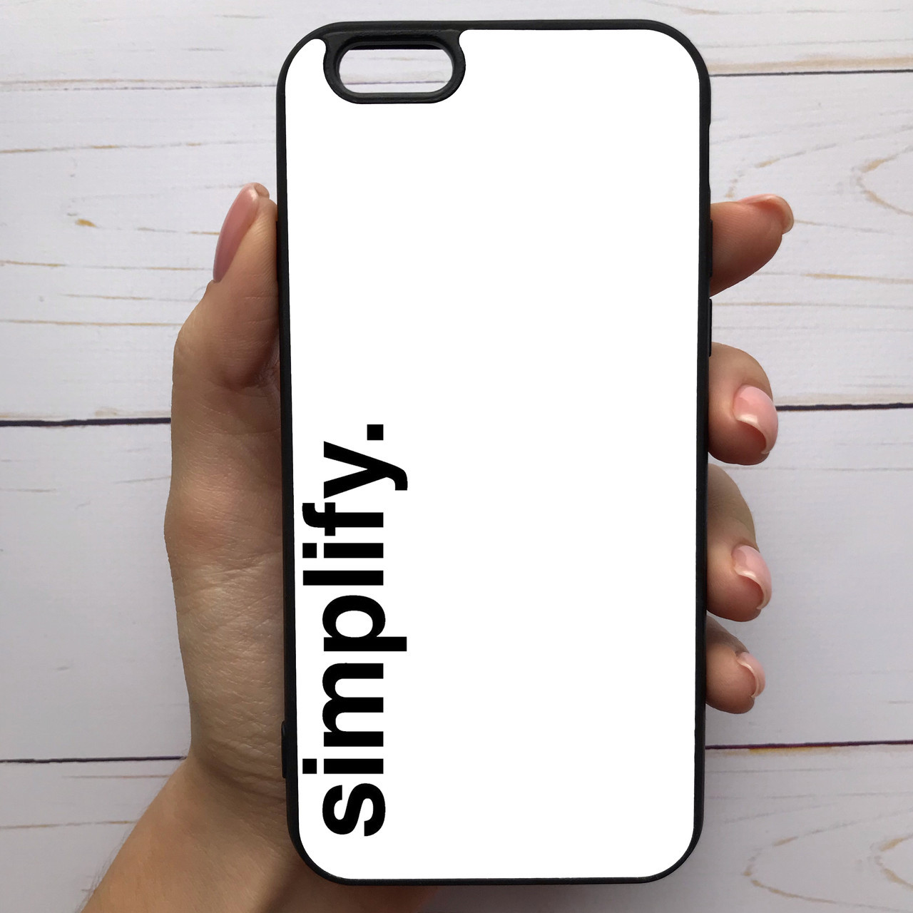 ̊ Чехол-накладка силиконовый для Apple iPhone 6 / 6s с рисунком принтом Simplify надпись M-285292, Разные цвета
̊ Чехол-накладка силиконовый для Apple iPhone 6 / 6s с рисунком принтом Simplify надпись M-285292, Разные цвета