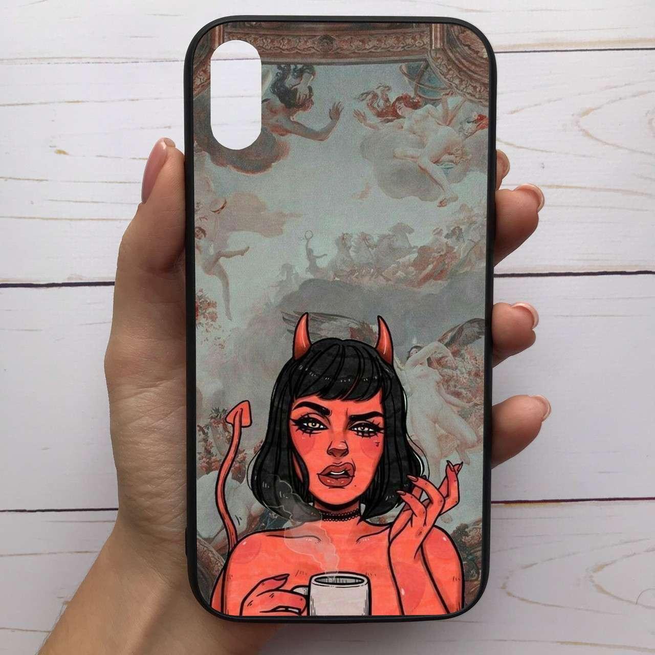 ̊ Чехол-накладка силиконовый для Apple iPhone X / Xs с рисунком принтом Демоница M-284545, Разные цвета
̊ Чехол-накладка силиконовый для Apple iPhone X / Xs с рисунком принтом Демоница M-284545, Разные цвета