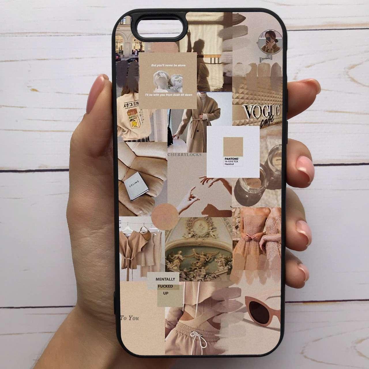 ̊ Чехол-накладка силиконовый для Apple iPhone 6 / 6s с рисунком принтом Коллаж бежевый M-287918, Разные цвета
̊ Чехол-накладка силиконовый для Apple iPhone 6 / 6s с рисунком принтом Коллаж бежевый M-287918, Разные цвета